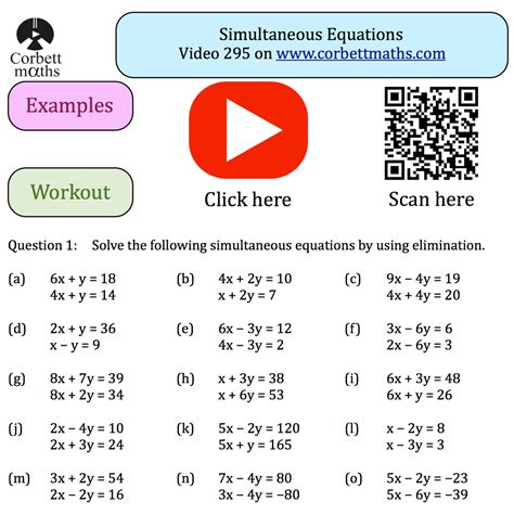 solving linear inequalities worksheet corbettmaths